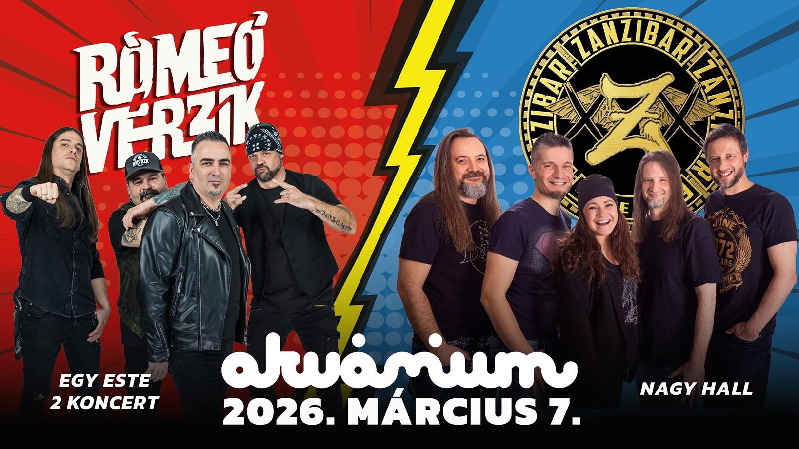 ZANZIBAR + RÓMEÓ VÉRZIK AZ AKVÁBAN!