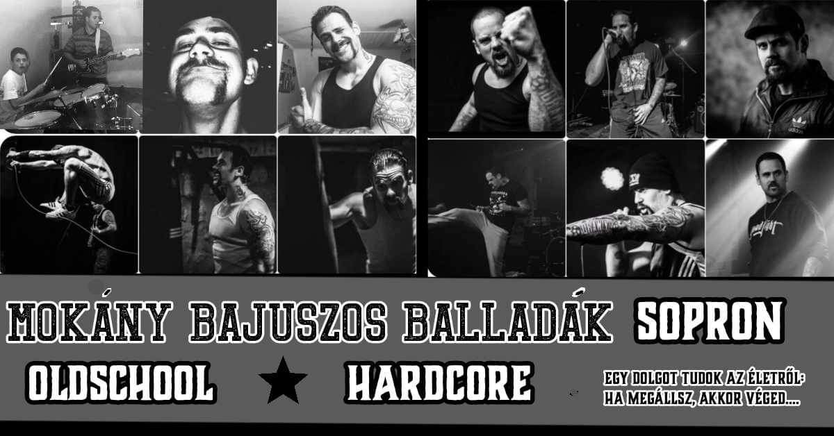 Mokány Bajszos Balladák - Kijött az utolsó felvezető dal a soproni Old school hardcore/punk, blues/hardcore zenekar nyáron érkező debütáló albumáról: 'Hátamból a kést'